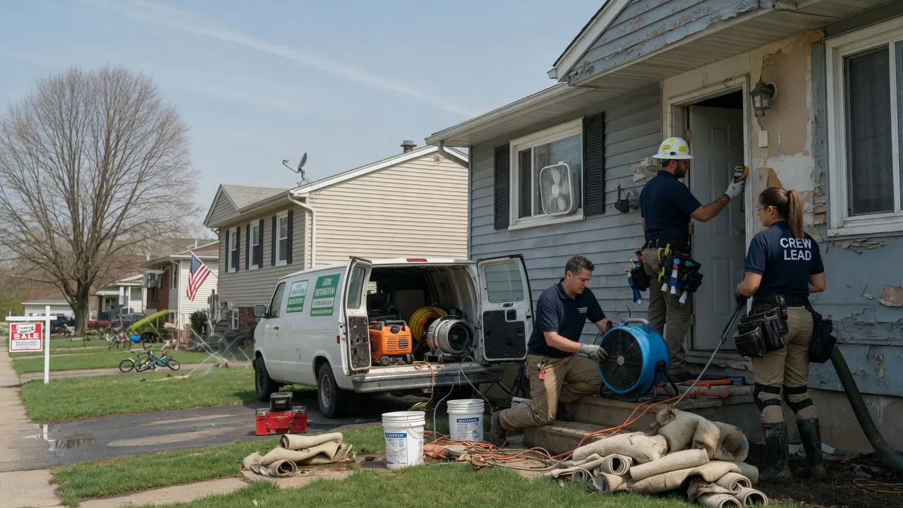 Flood Cleanup in Westwood, NJ near me